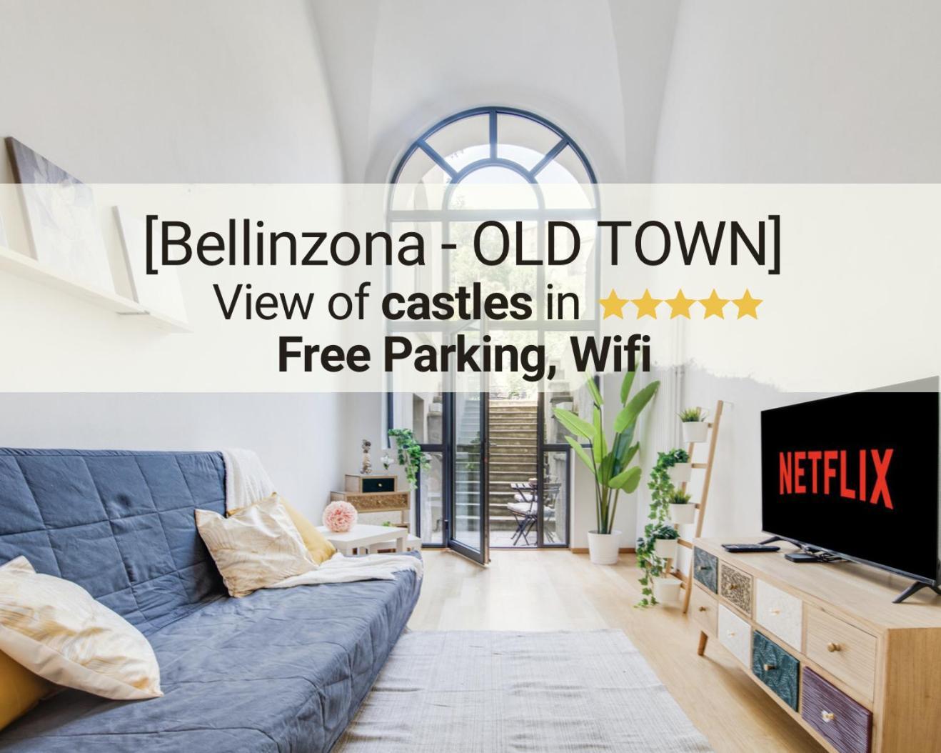 Bellinzona-Centro Storico Vista Castelli A ☆☆☆☆☆ Apartment Luaran gambar